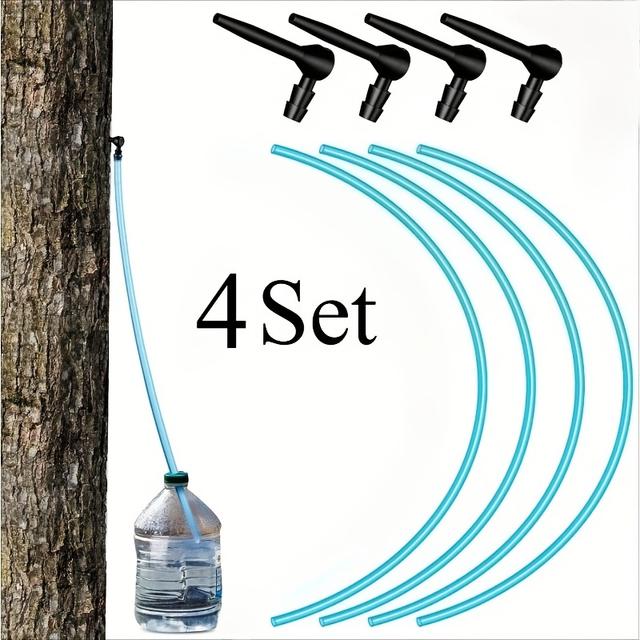 TEMU Maple Syrup Collection Kit - Maple Sap Starter, Collection Tube, Birch Maple Syrup Accessory Set