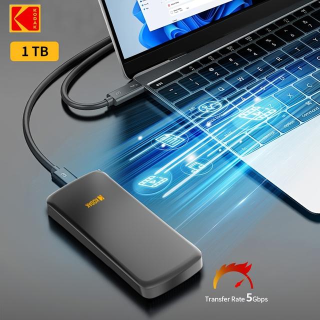 TEMU Authentic Model Portable External Hard Drive - In Usb 3.0 With 500gb And 1tb Options. For Keeping Large Files, Images, Videos