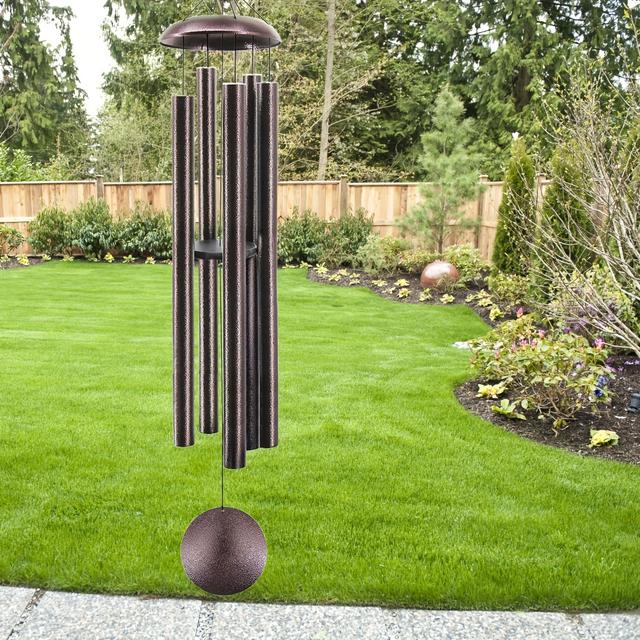TEMU 65-inch Deep Tone Extra Large Outdoor Metal Wind Chime, Hanging Patio Balcony Garden Yard Summer Decor, Mother's Day Gift, Aluminum