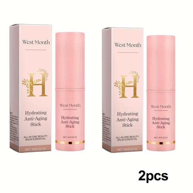 TEMU 2pcs Hyaluronic Acid Facial Hydration Stick Nourishing Hydration Moisturising Facial Stick 9g*2 For