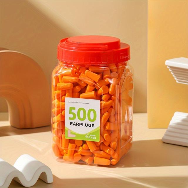 TEMU 80/150/500pcs Reusable Earplugs For Sleeping, Ear Plugs, Quiet , With , For Men And Women, Universal Fit