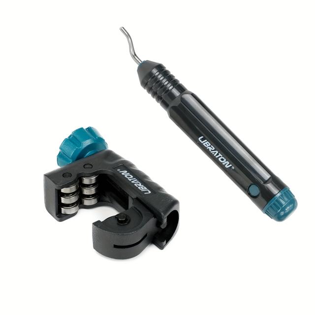TEMU Libraton Mini Tubing Cutter 4mm To 28mm With Deburring Tool, Mini Pipe Cutter 2pcs Kit, Copper Tube Cutter For Aluminum Pipe, Metal Pipe