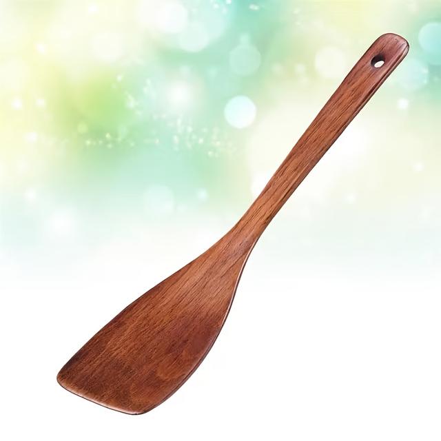 TEMU A Wooden Cooking Spatula Suitable For Cookware, Durable Kitchen Tool, Healthy And Easy-to-use Cooking Utensil Made From Wood