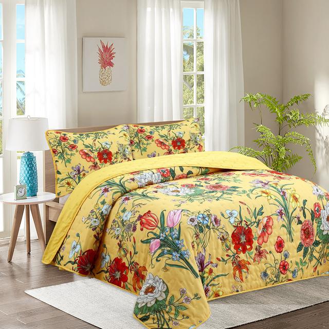 TEMU Ensemble de 3 pièces, ensemble de literie à motif floral de et de numérique 3D, 1 couette + 2 taies d'oreiller ( noyau d'oreiller), adapté à toutes les , , adapté et à , lavable en machine