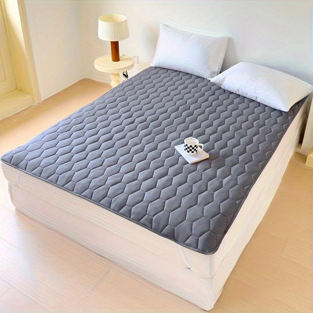 TEMU Однокомпонентний водонепроникний матрац, антиковзкий, м’який та . Підходить для готелів, будинків, квартир, гуртожитків. Наволочка не входить у комплект