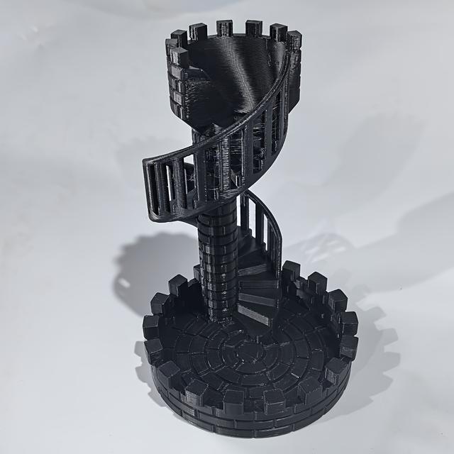 TEMU Retro Dnd Dice Tower Castle And Tray For Rpg Tabletop Games, Gaming Gift Halloween Christmas Gift