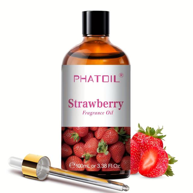 TEMU PHATOIL 100ML Alkoholfri Frukt Eterisk Olja, Lämplig för Användning i Diffusers, Luftfuktare, Projekt, Och Som Gåvor