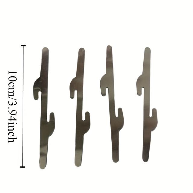 TEMU 10 Peças de de Choco em Liga de Alumínio para Cartão, Gaiola de , Aparelho Fixador de de Choco Reutilizável