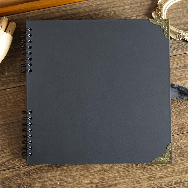 TEMU 1 Book/pack Paper Photo Album, Growth Memory Book, Family And School Memory Photo Album