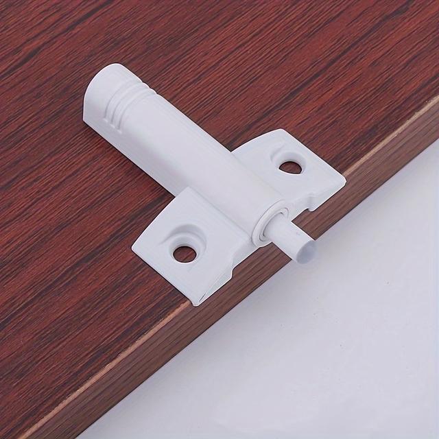 TEMU 10st Dubbelfunktionella Skåpdörrsdämpare - Mjukt Stängande med Ljus & Mörk , Tyst Plast Metall Dämpningskuddar, Enkel Installation Slamstoppare