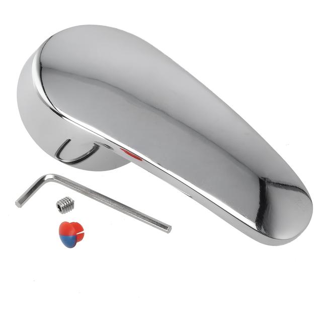 TEMU Bathroom Kitchen Sink Faucet Handle (alloy Curved) 105*47*