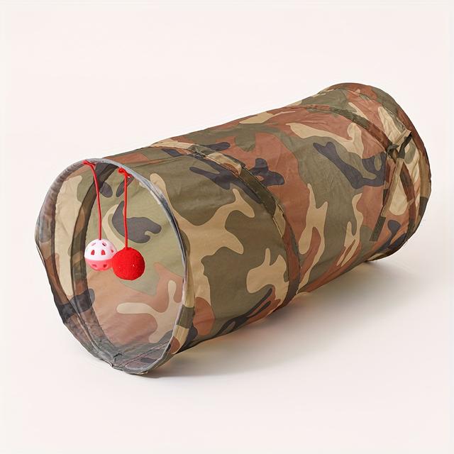 TEMU 1 db Macska Játék Gördülő Sárkány Csatornával; Összecsukható Macska Lyuk Különböző Színekben; Kellékek Kisállat Macskák Számára; Macska Alagút