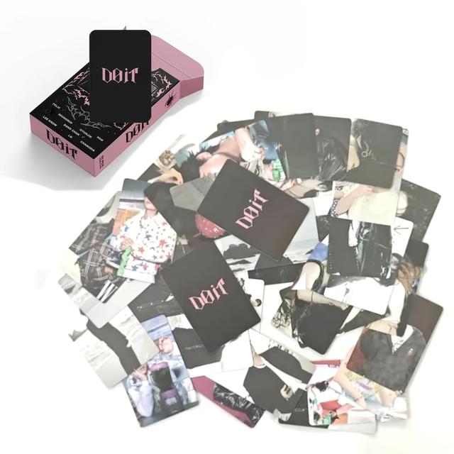 TEMU 55pcs/set --z "" Photo Card Set | High-quality Kp Op Individual Cards, Vivid Designs | Perfect For Display, Diary Decoration, Lomo Card Use | Ideal Gift For Fans, Clear Printing