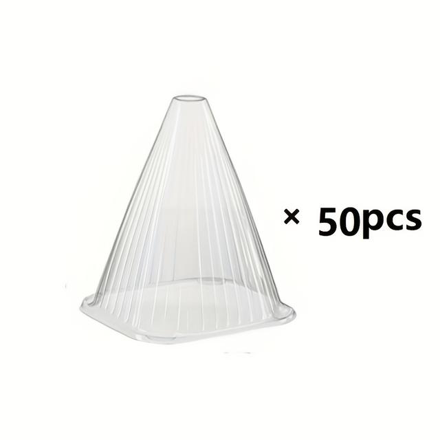 TEMU 50 db Nagy Méretű Újrafelhasználható Növényvédő Takaró - Védi a Növényeket a Madaraktól, Fagyoktól, Csigaoktól, Stb., Átlátszó, Tartós Kerti Kellékek, Alkalmas Éves Növényvédelemre