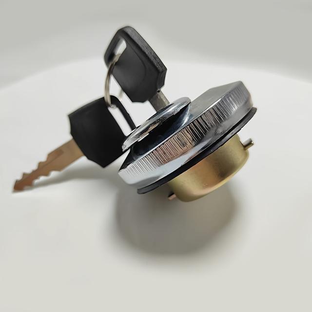 TEMU Vintage Oil Cap, Metal Farm Oil Lid, Car External Accessory, Fits Models, Key Included