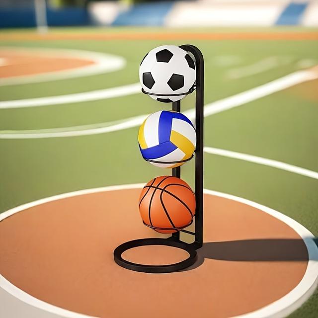 TEMU Basketball Storage Rack, 3-tier