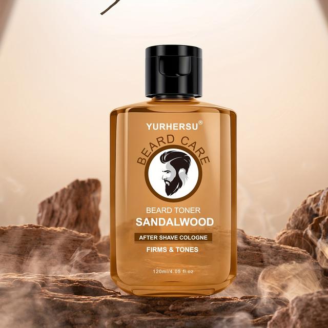 TEMU Post-shave, Sandalwood Scent, Soothes And Revitalizes The Skin, Ideal For Father's Day Presents.