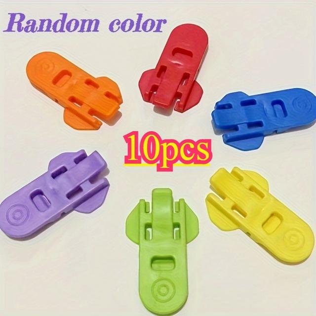 TEMU 10pcs Colorful Manual Can Opener Set - , Durable Plastic, Reusable & Safe For Soda, Beer, Aluminum Cans With Built-in Beverage Separator, Picnics, Bbqs, Camping, Gatherings