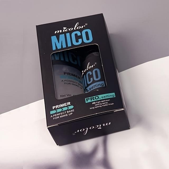 TEMU Invisible Pore Makeup Primer & Setting Spray Kit, Gel-based & Hydrating Face Primer For Smoothing Skin, , Long-lasting Face Mist For Up To 16hr Wear