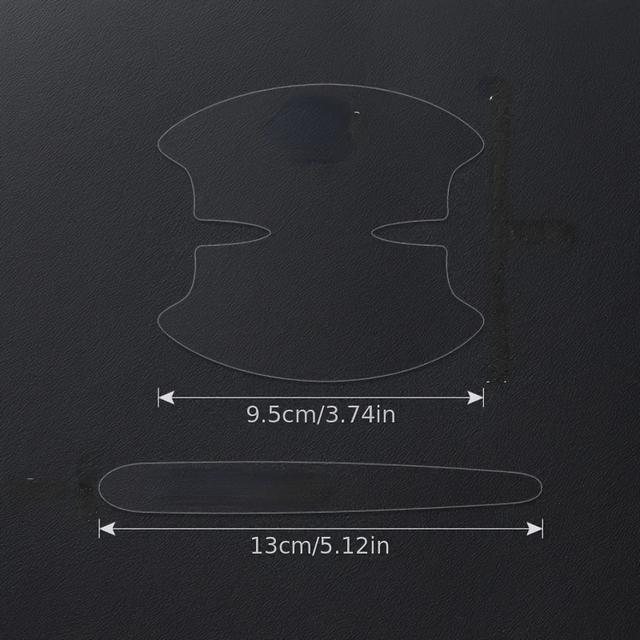 TEMU A Set Of 8 Handle Protective Films, Car Door Bowl Scratch Protection, , Durable, Waterproof, Clear Car Paint Protection Stickers - Christmas Gift