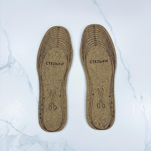 TEMU Zestaw Grubych Filcowych Wkładek Ochronnych Zapewniających Ciepło i Amortyzację, Zaprojektowanych do Redukcji Nacisku i Możliwych do Przycięcia, Pasujących do Różnych Rodzajów Obuwia.