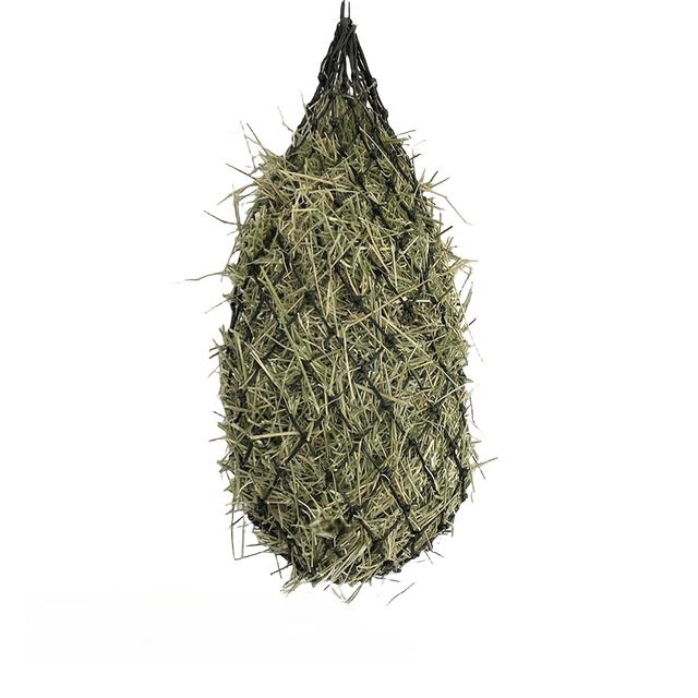 TEMU 1 حقيبة قش بطيئة التغذية، مناسبة للخيول والماشية واللاما، تصميم شبكي متين وسهل الاستخدام لموفرات الخيول والأم