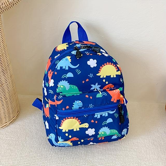 TEMU A Dinosaur Backpack Available In 4 Colors, Suitable For Boys And Girls For School. It Features Adjustable Shoulder Straps, Is Lightweight And Breathable, Making It Ideal For Travel.