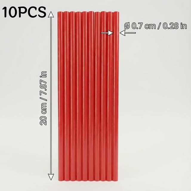 TEMU 10pcs Glue Sticks - For Bonding And Precise Dent Removal - Professional Paintless Dent Repair Glue Sticks