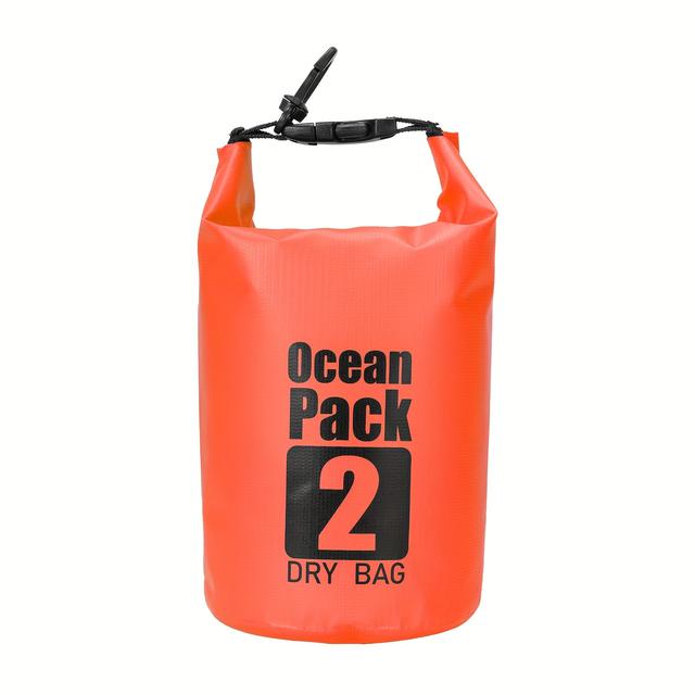 TEMU Stay Dry And Protected: High Quality Dry Bags With Assorted Colors For Kayaking, Boating, Camping, And Fishing