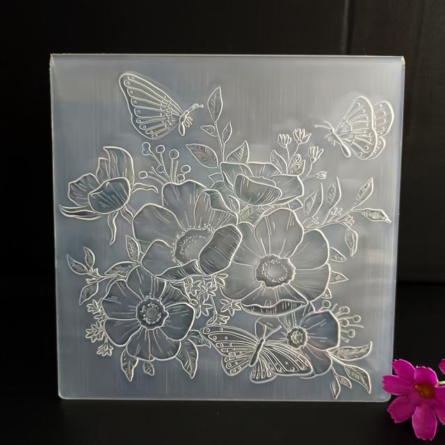 TEMU Delicate Template 2d/3d Embossing Folders For Card Making Photo Album Diy Scrapbooking