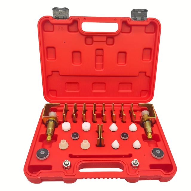 TEMU 26pcs Auto Air Conditioning Leak Detection Tool Kit, Aluminum Alloy, Conical Plug Head Leak Detector
