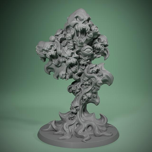 TEMU The Fog Of Death Resin Miniature, Demon Figurine, Unpainted Tabletop Game Piece, Dnd Role Playing Game Accessory, Collectible Fantasy Scenery, With Ideal For Halloween & Christmas Gifts, 14+