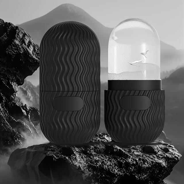 TEMU 1pc Silicone Facial Ice - Unscented, For Skincare, - Made Of Pure Silicone - Reusable Cooling Roller.