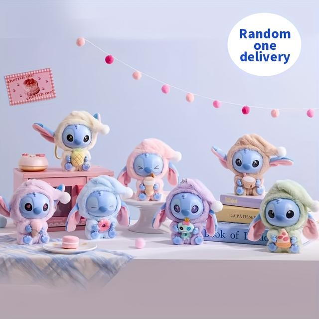 TEMU Miniso Stitch-no How You Are, You Eat Of Vinyl Plush Mystery Box, Lovely Ornaments, Gifts For 1pc, Random Delivery)