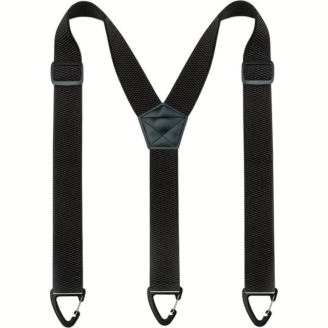 TEMU 3,8 cm széles férfi gumis nadrágpánt | Közepesen rugalmas, szőtt sportos stílusú deréköv gumis csattal