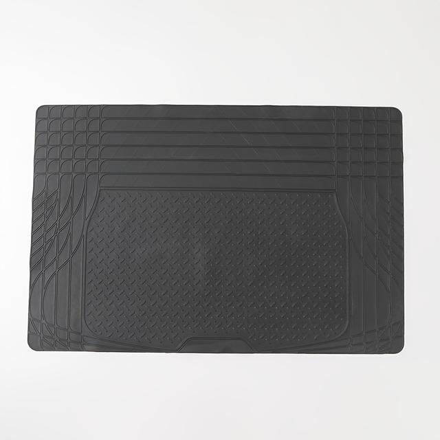 TEMU This Versatile Car Trunk Mat Of Universal Pvc, By Cutting, Is Waterproof, Resistant To Extreme Temperatures, Features Detailed For Grip, Making It An Option For Your Vehicle