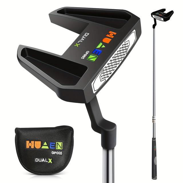 TEMU Putter de golf para hombre HUAEN con funda protectora gratuita