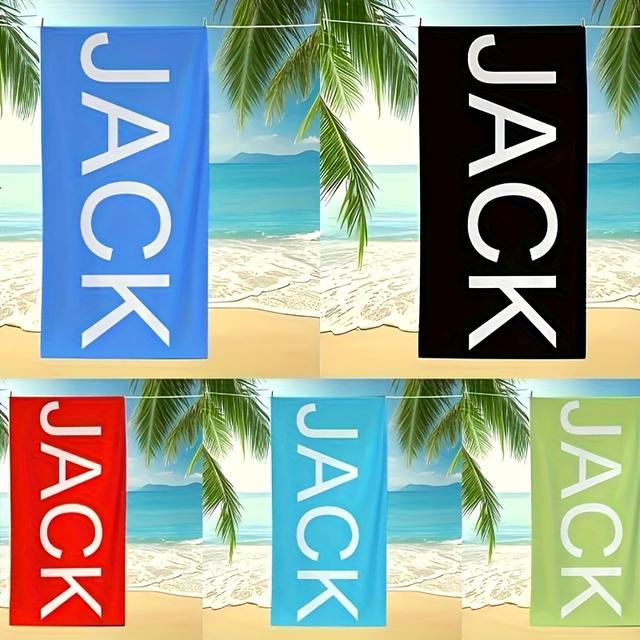 TEMU 1 asciugamano da spiaggia personalizzato con multicolore, per , , il bagno, i campeggi e il yoga fitness, multifunzionale