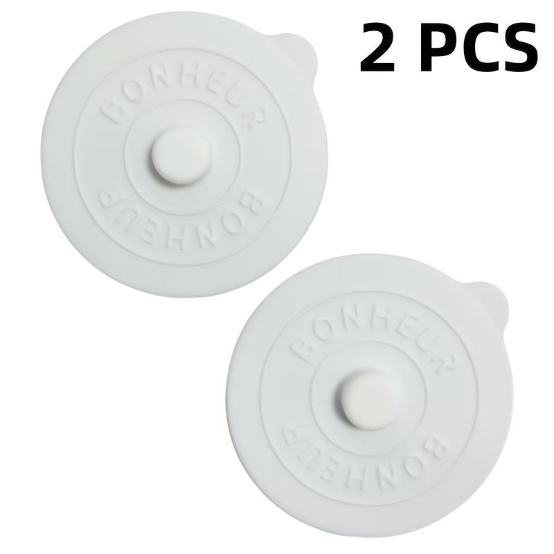 TEMU 2pcs Silicone Cup Lids, Dust-proof Lids For Mugs, Tea Cups, Glasses, And Water Glasses, Nordic Style, Christmas Gift, Halloween Gift For Family, Colleagues,