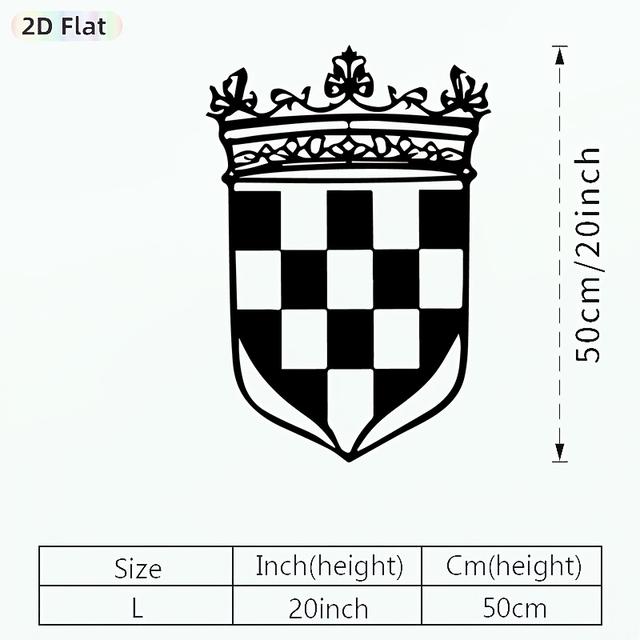 TEMU 1 ชิ้น แผ่นโลหะรูปป้องกันศิลปะติดผนัง | ภาพจิตรกรรมฝาผนังเหล็กสไตล์ราชา เหมาะสำหรับทางเข้า, รั้วสวน, บ้านที่มีชื่อเสียง & ของตกแต่ง, ทนทานต่อสนิม, เหมาะสำหรับเทศกาลต่างๆ