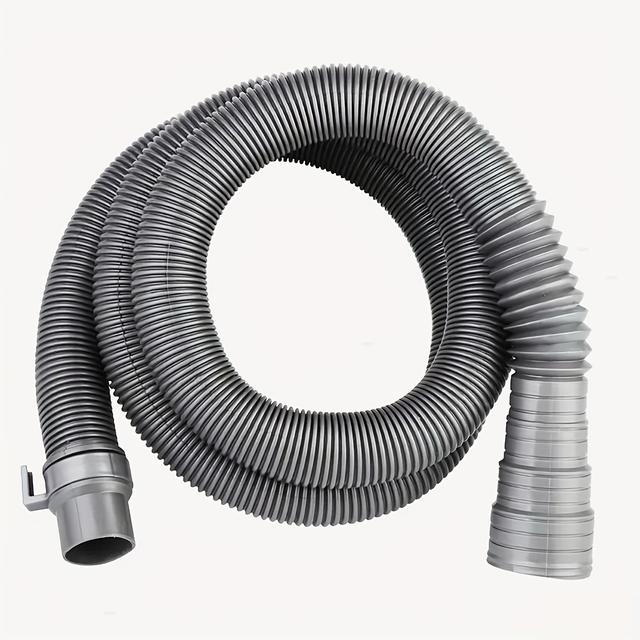 TEMU A Set Of Drainage Pipes For 1 Washing Machine And Dishwasher, Including Flexible Corrugated Hose, Extension Adapter, And Hose Clamp.