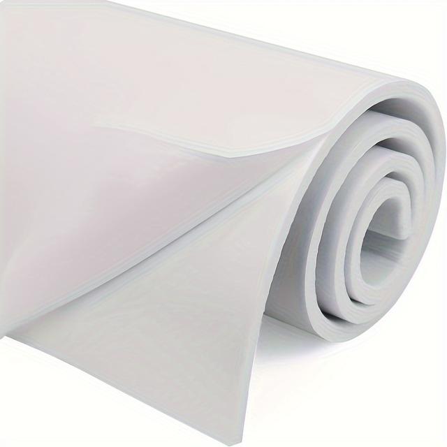 TEMU 다용도 자체 접착 폼 롤 - 고밀도 네오프렌, 가구 패드, 바닥 보호, 방지 스크래치, 미끄럼 방지, 방음 및 단열용 - DIY 프로젝트용 쉬운 절단 디자인, 화이트