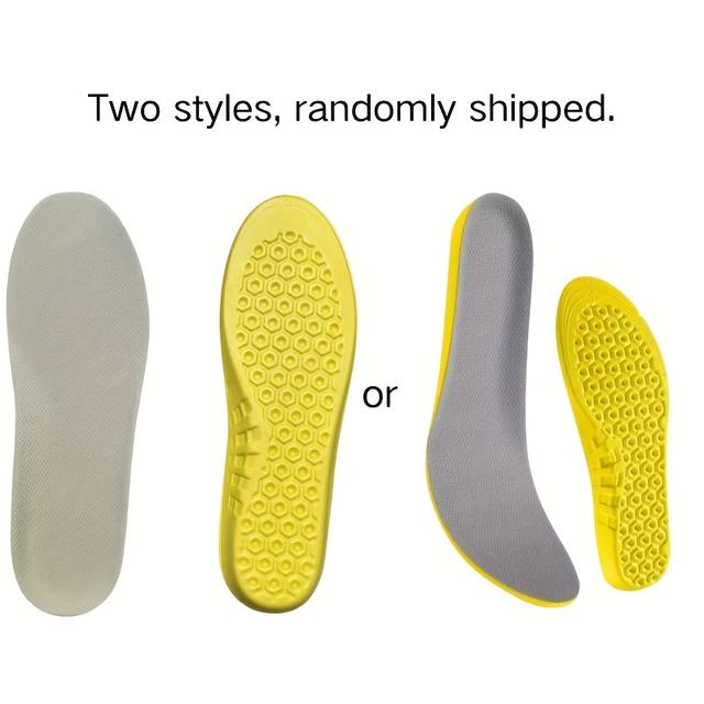 TEMU 1pair Insoles For Shoes Men Women Memory Foam Insole Soft Mesh Breathable Deodorant Running Shoe Pad High Shoe Pads
