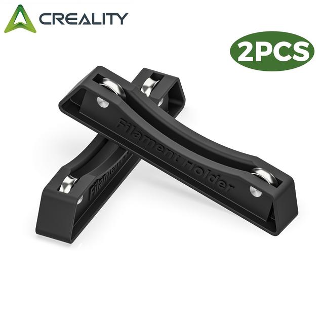 TEMU Soporte para bobina de filamento de impresora 3D, suministros de estantes de consumibles, asiento fijo para ABS PLA PETG, Material de impresión 3D, bandeja de estante negra