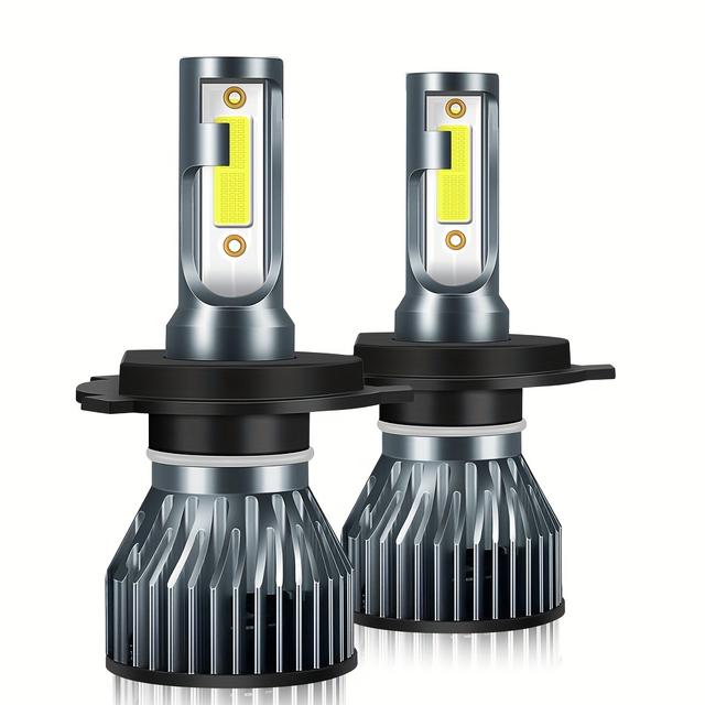 TEMU 2pcs H7 Led Lights H1 H4 H7 H8/h9/h11 Led Headlights Light Led Headlights Fog Lights 12v