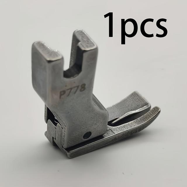 TEMU Computerized Sewing Machine Accessory For P778 Flat Car With Full Steel Shirt Collar Presser Foot