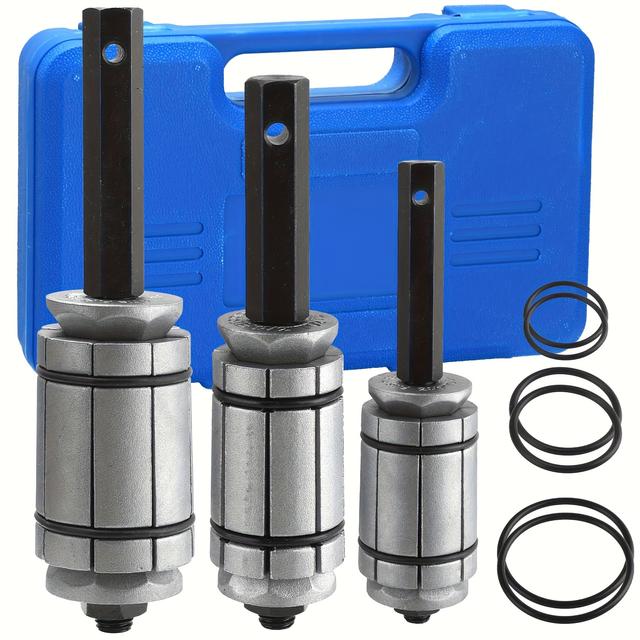TEMU 3pcs Exhaust Pipe Expander Tool For Repairing And Expanding Pipe Diameters Suitable For Ranging From 29 To 89 Mm