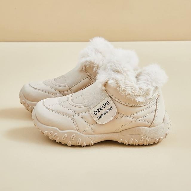 TEMU 2025 New Women's Warm Boots For Winter, Featuring Thickened Fleece, And Stylish Outdoor Shoes