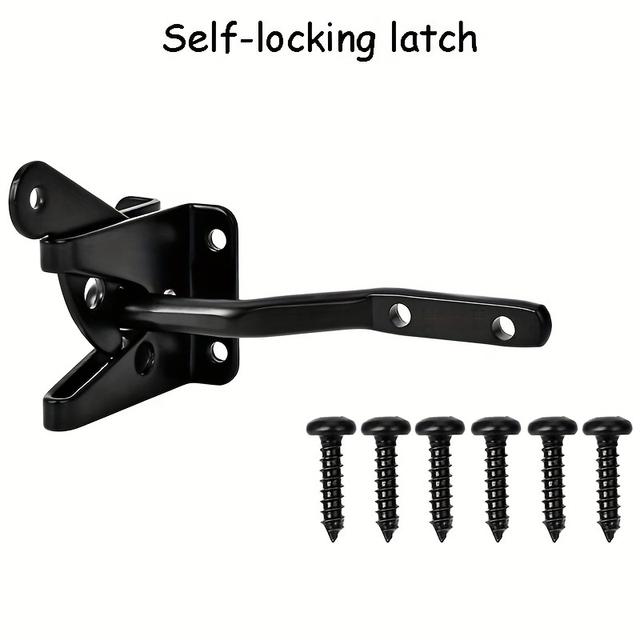 TEMU Ein kleines, selbstsicherndes Riegel für einen Holzzaun, geeignet zur Sicherung von Schwimmbädern, Gärten, Schuppen und Außenzaunen (14,4 cm/5,66 Zoll)