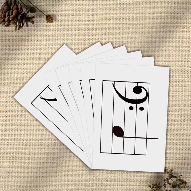 TEMU Flashcards för Nybörjare i Pianoteori - Utbildningskort för Musikinlärning av Tangenter, Noter & Akorder - Idealisk Gåva för Pianostudenter